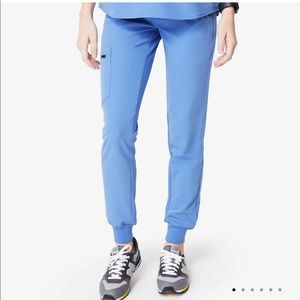 FIGS Zamora Jogger Scrub Pant, Ceil Blue, size S